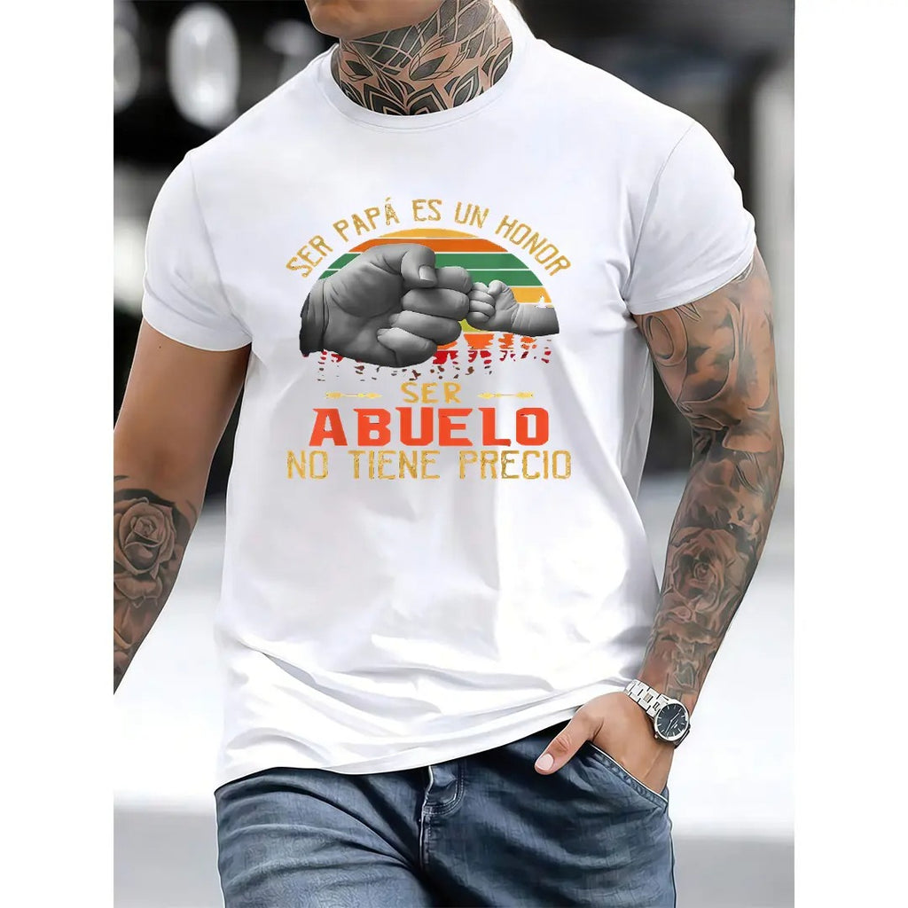 Priceless Grandpa, Honored Dad – Family Love Tee