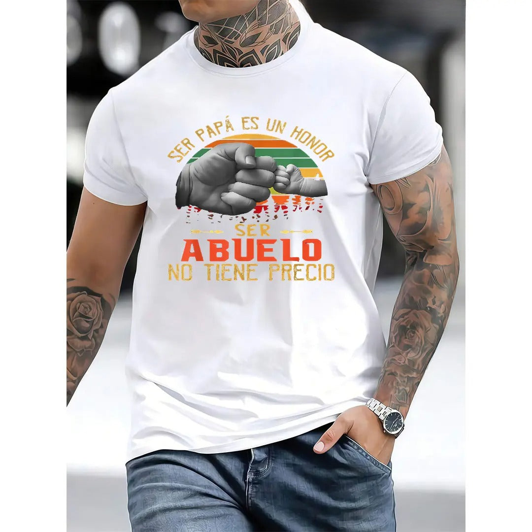 Priceless Grandpa, Honored Dad – Family Love Tee