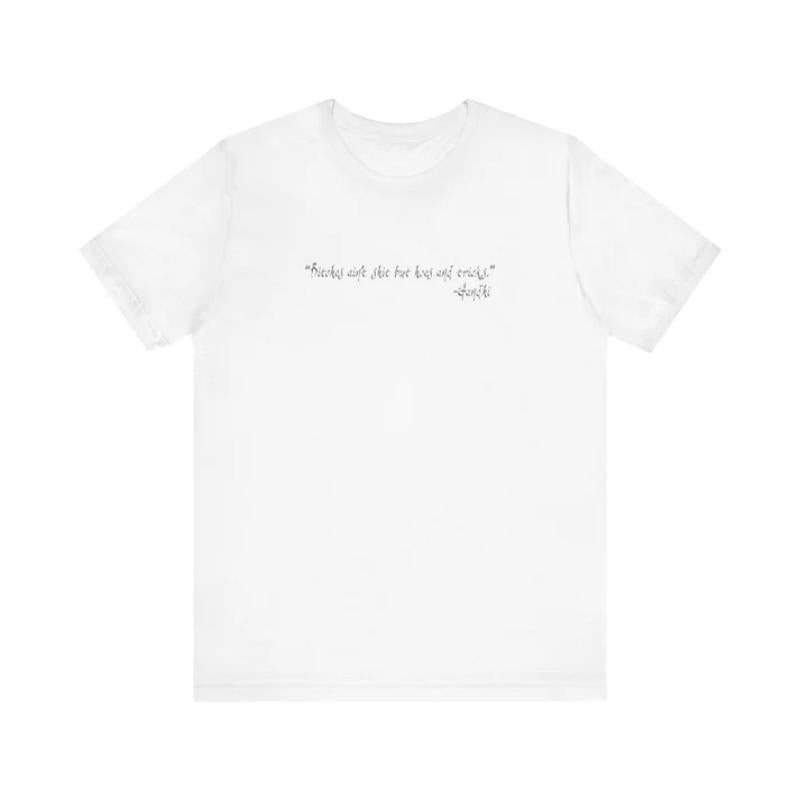 Bitches Ain't Shit But Hoes And Tricks - Gandhi - Men's T-Shirt