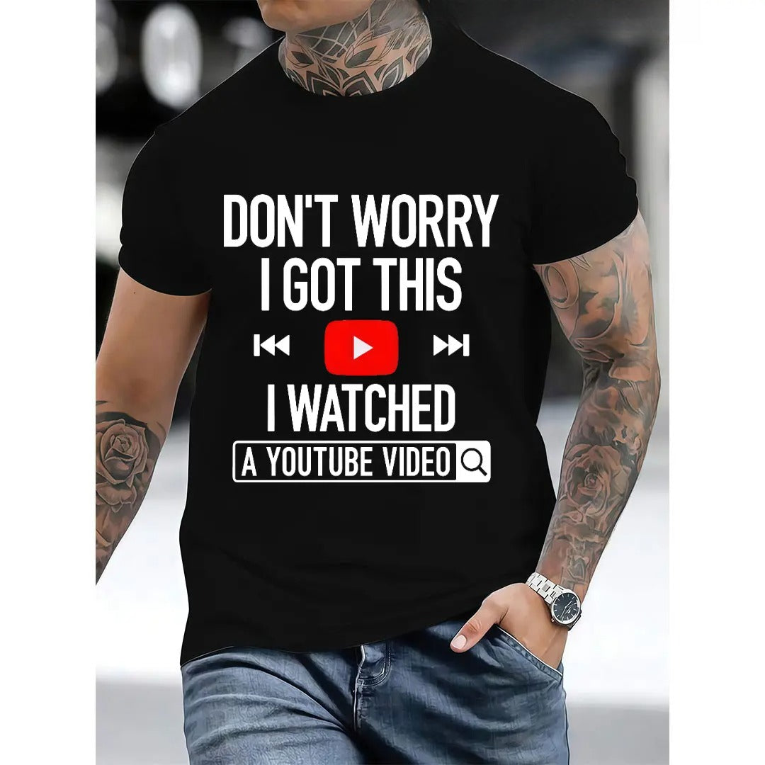 Men'S Funny T-shirt DIY Shirt Mechanic Engineer Garage T-Shirts Humorous Gifts Father'S Day T-Shirt For Him Dad All-Season Family T-shirt Apparel Relaxed Fit