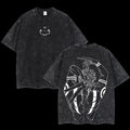 Retro Limited Vintage Ryomen Sukuna Signature - Jujutsu Kaisen Anime Double Printed  Washed Tee Unisex Oversize Anime Manga Lightweight Cotton T-Shirt Anime Fan Lover