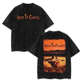 Retro Vintage Alice In Chains T-Shirt, Dirt Album Tracklist Graphic Tee, Unisex Acid Washed Cotton T-Shirt, Classic 90s Grunge Vibes, Rock Band Shirt
