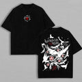 Retro Heavy Uchiha Itachi Character Naruto Anime Tee Hoodie Menswear Top Unisex Mineral Anime Manga Washed Heavy Cotton T-shirt, Gift For Anime Fan