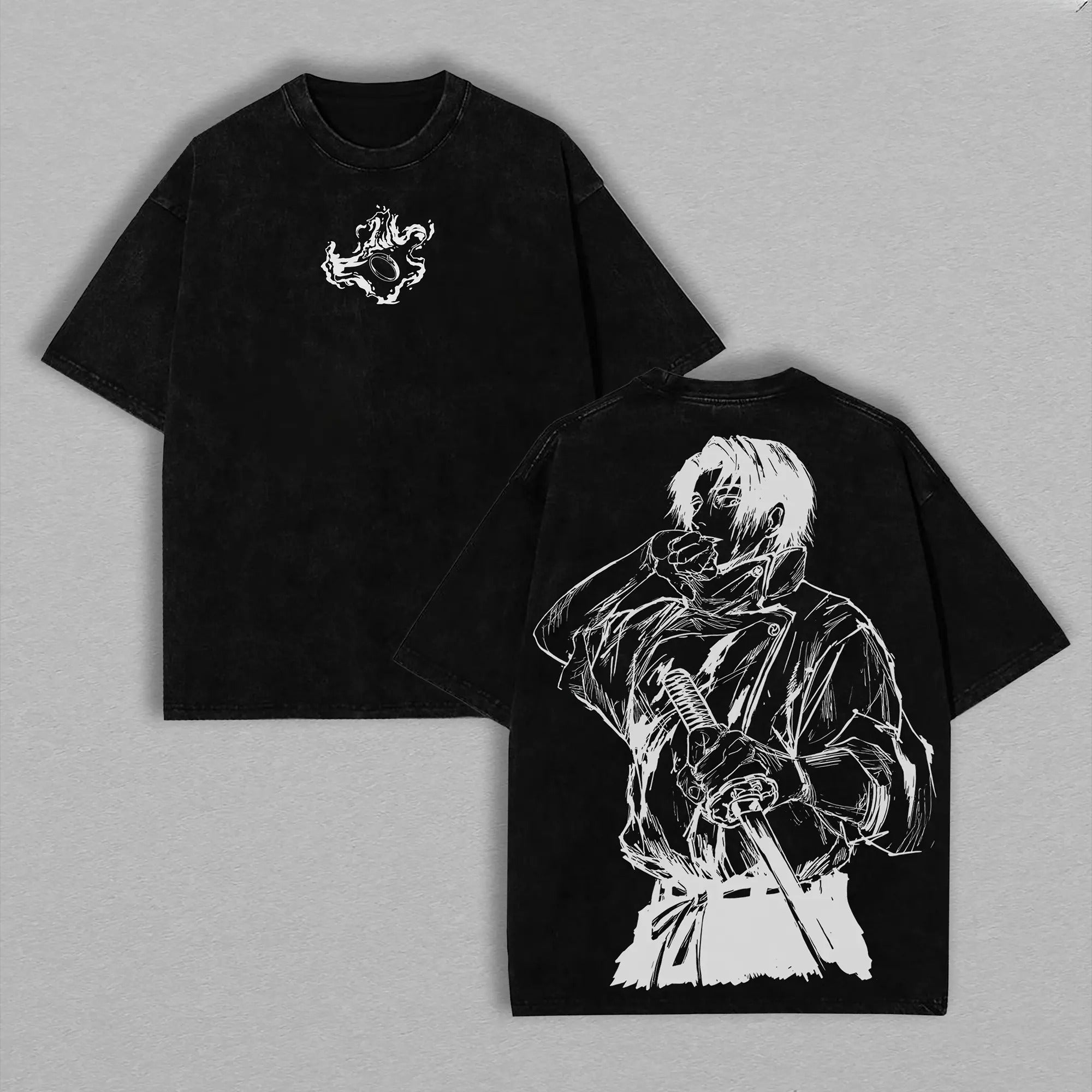 Yuta Okkotsu T-Shirt – Jujutsu Kaisen Washed Oversized Anime Tee | Vintage Graphic Unisex Shirt for JJK Fans & Manga Lovers