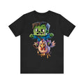 My World Q Edition Chicken Knight Printed T-shirt Zombie Riding Battle Chicken Men and Women Same Short Sleeve