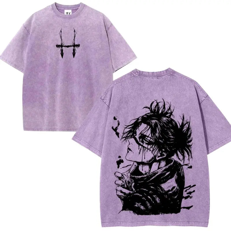 Choso Jujutsu Kaisen Anime Oversize Unisex Washed T-Shirt for Women and Men's Unisex Fit Batik Cotton Oversize Streetwear Menswear  Super Soft Pre-Shrunk gift tee soulja boy outfit gorlock destroyer tshirt tv show christian clothing