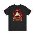 MC My World Pixel Wind Lava Chicken Funny Printed Short sleeved American Street Style Couple T-shirt