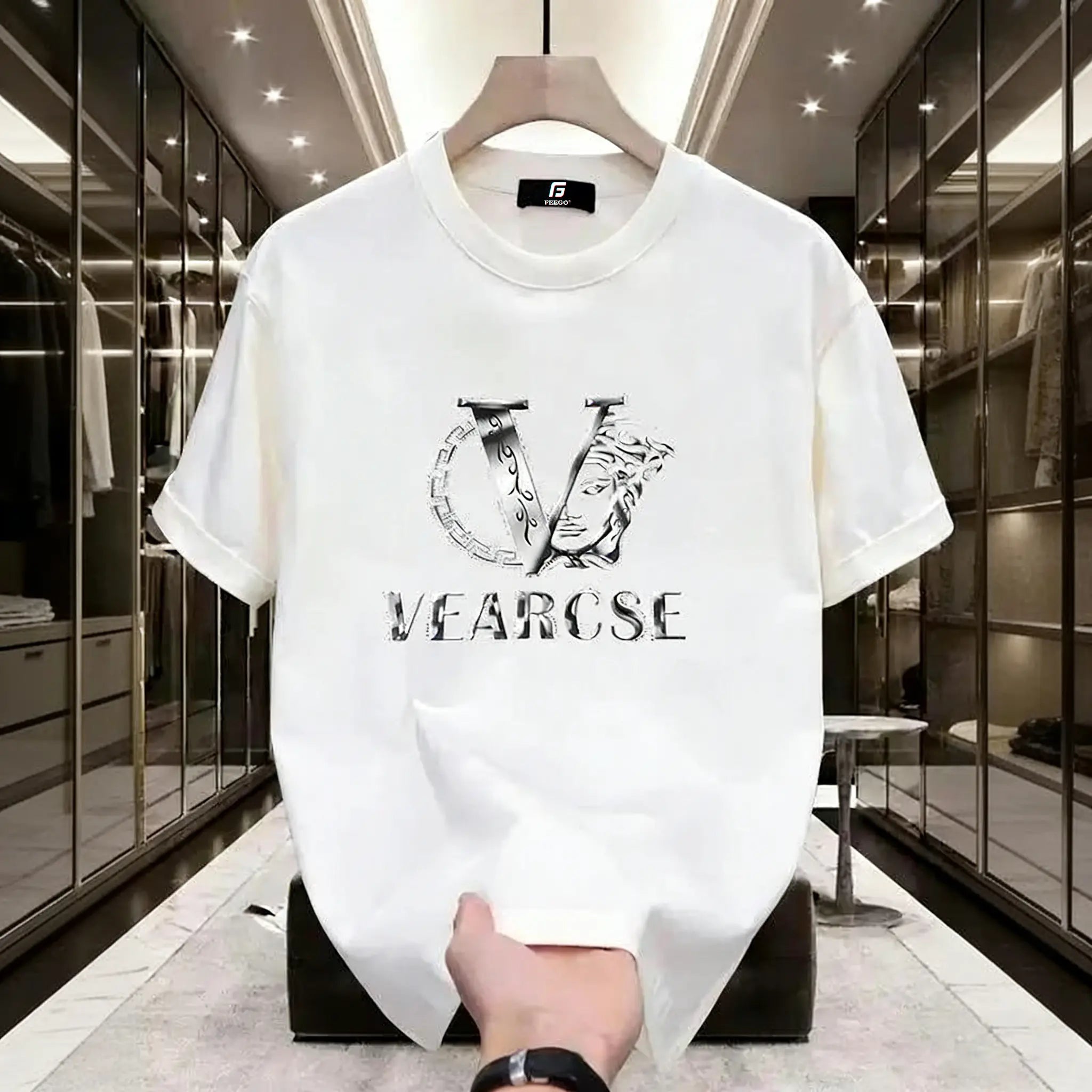 new men's stylish pure cotton round-neck casual printed T-shirt, suitable for both men and women good graphic tees Menswear Soft funny t shirt north west outfits birthday outfit